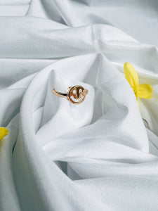 Gold Smiley Face Ring
