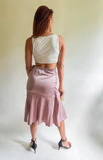 Load image into Gallery viewer, Wine Night Midi Skirt

